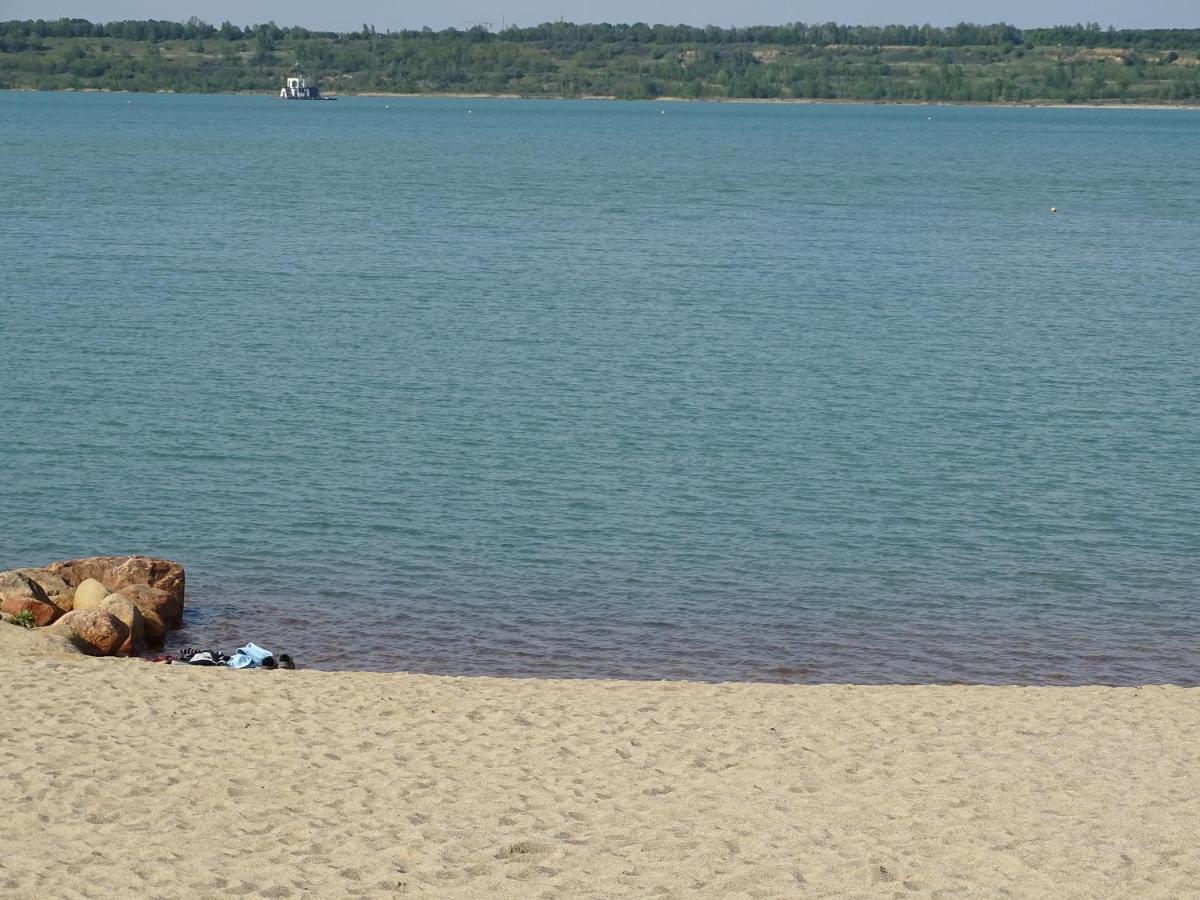 Feriendomizil Am Stoermthaler See, Lagovida, Leipziger Neuseenland, Grosspoesna, Privatstrand Экстерьер фото