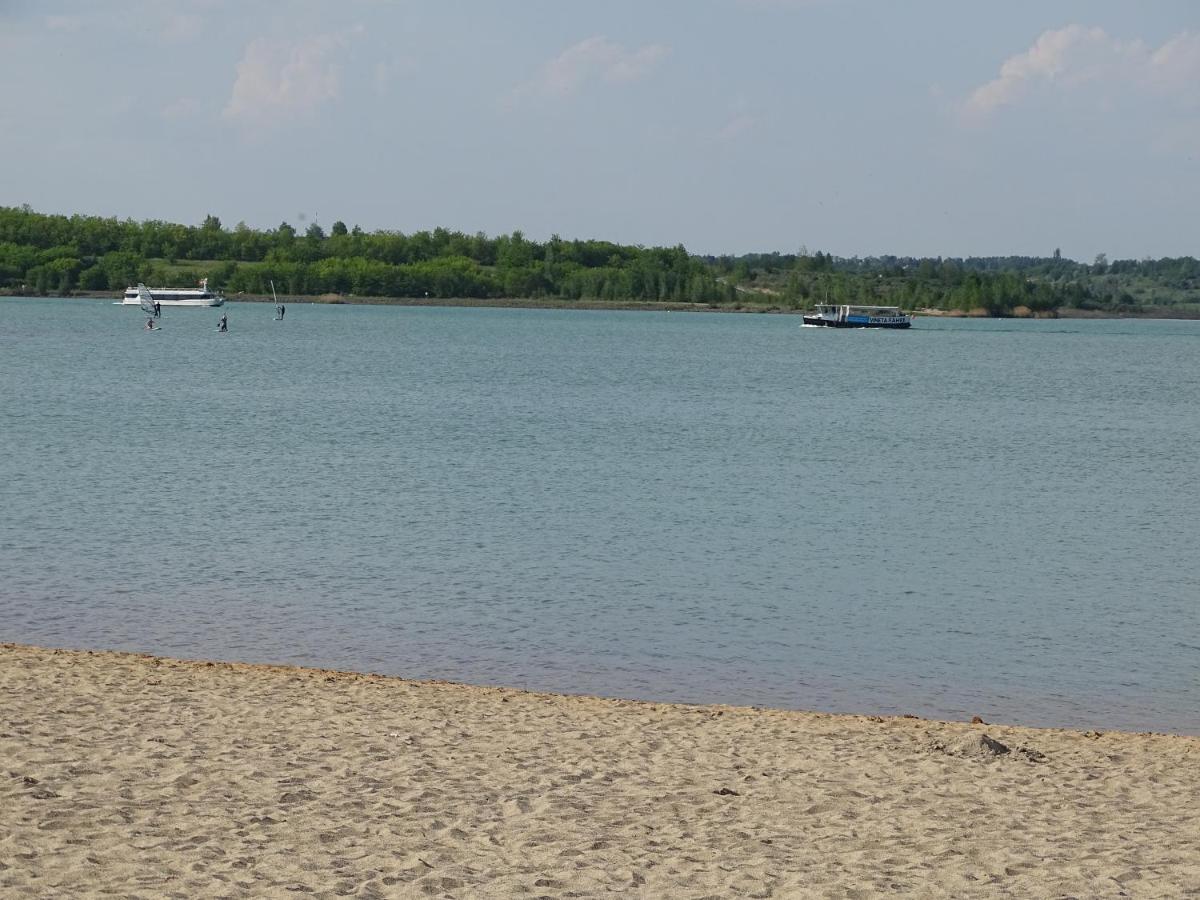 Feriendomizil Am Stoermthaler See, Lagovida, Leipziger Neuseenland, Grosspoesna, Privatstrand Экстерьер фото